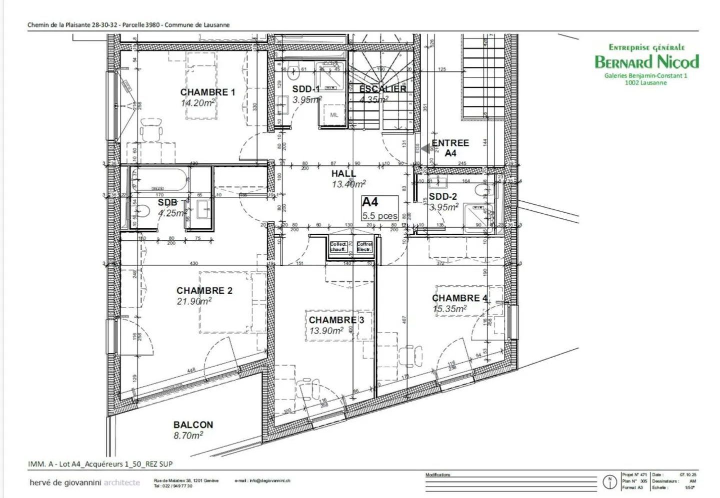 New residence in Chailly! 2.5 room apartment with south-facing balcony - Photo 5 of 8
