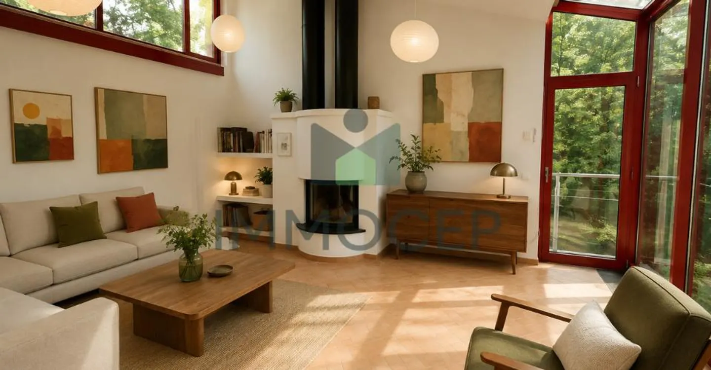 Architect-designed property to renovate in Versoix with private access to the lake - Photo 5 of 10