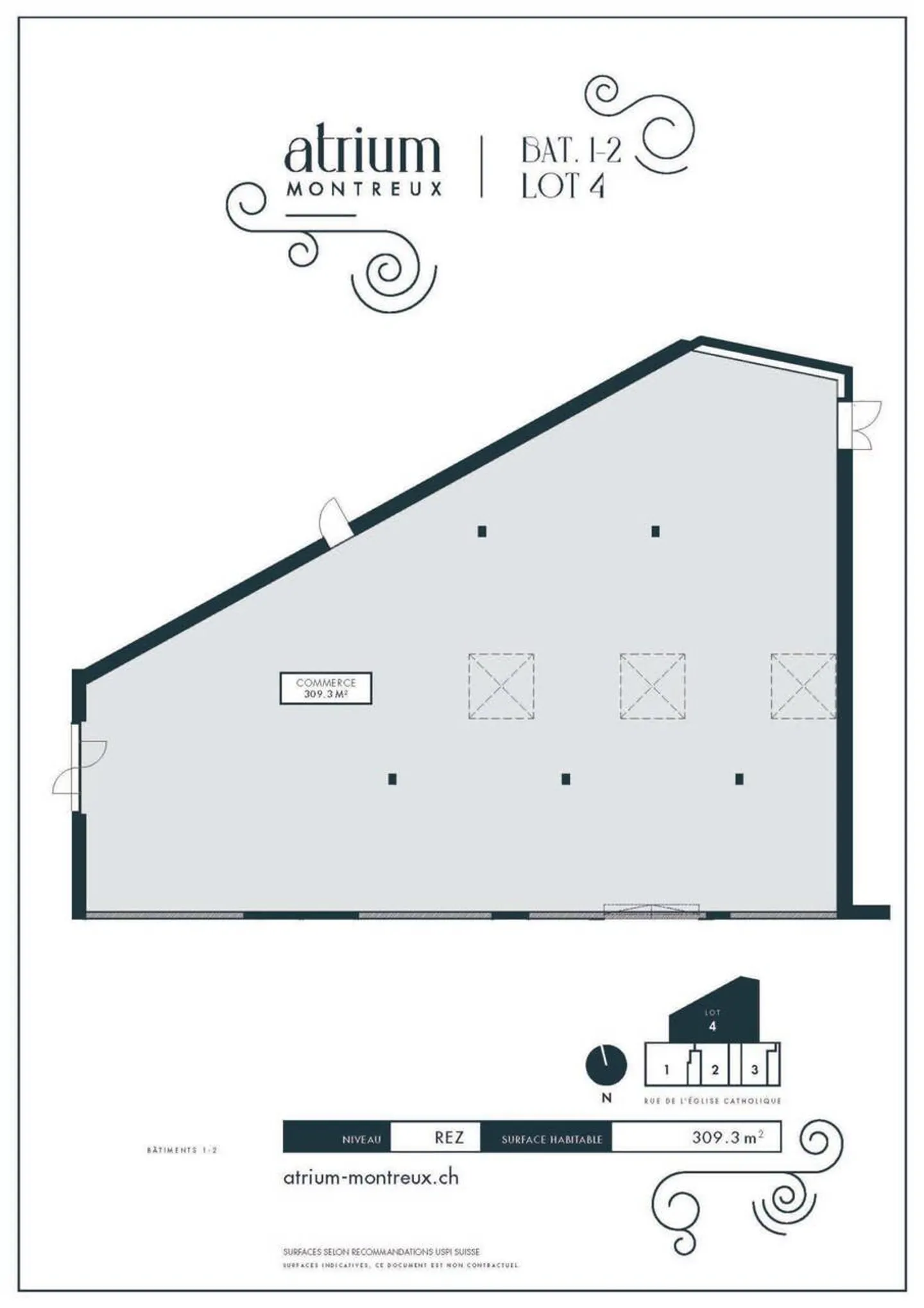 Superfici commerciali 436 m2 con parcheggi interni - Foto 8 di 9