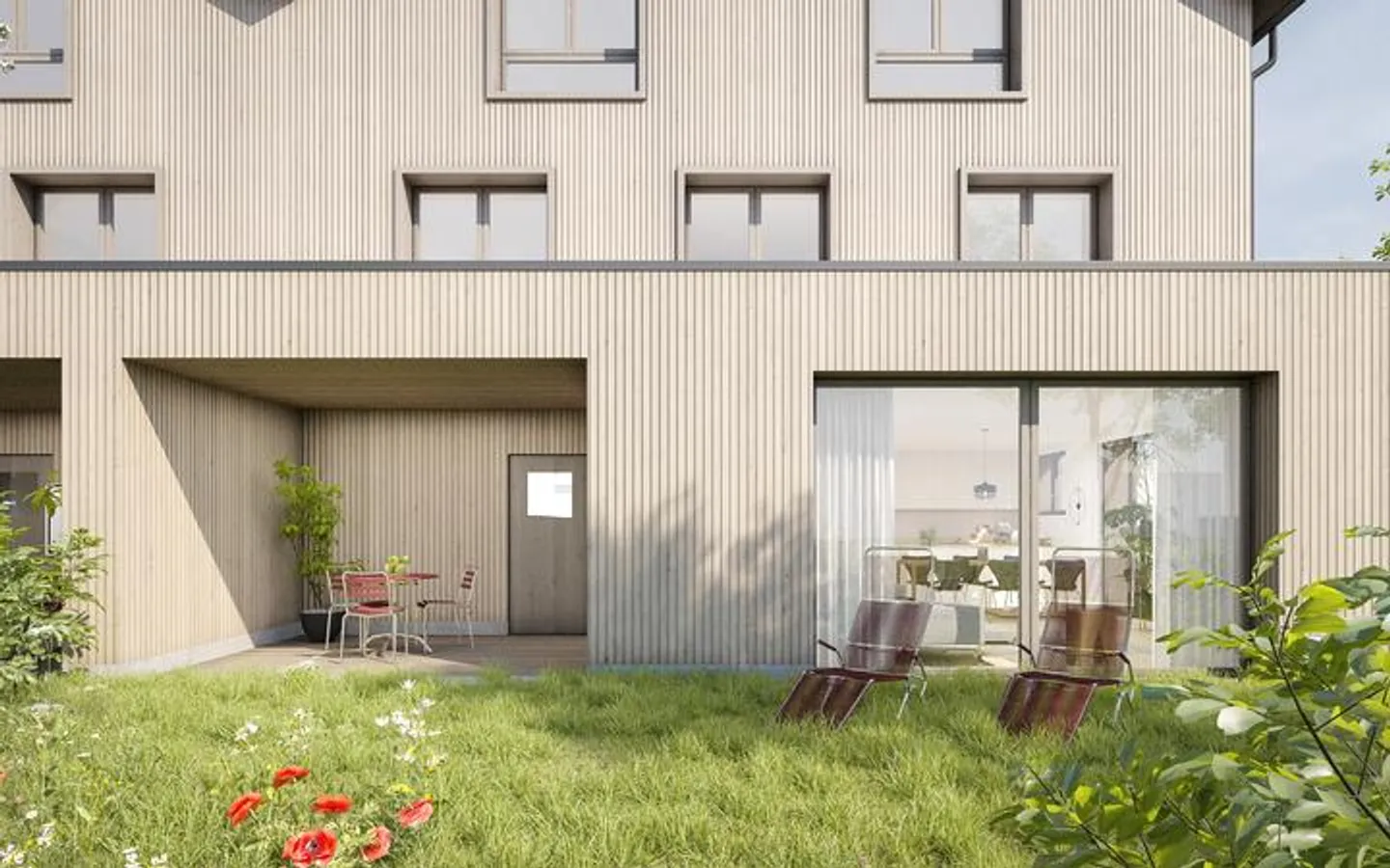 Moderner Doppelhaushalt mit nachhaltigem Design - Foto 3 von 8
