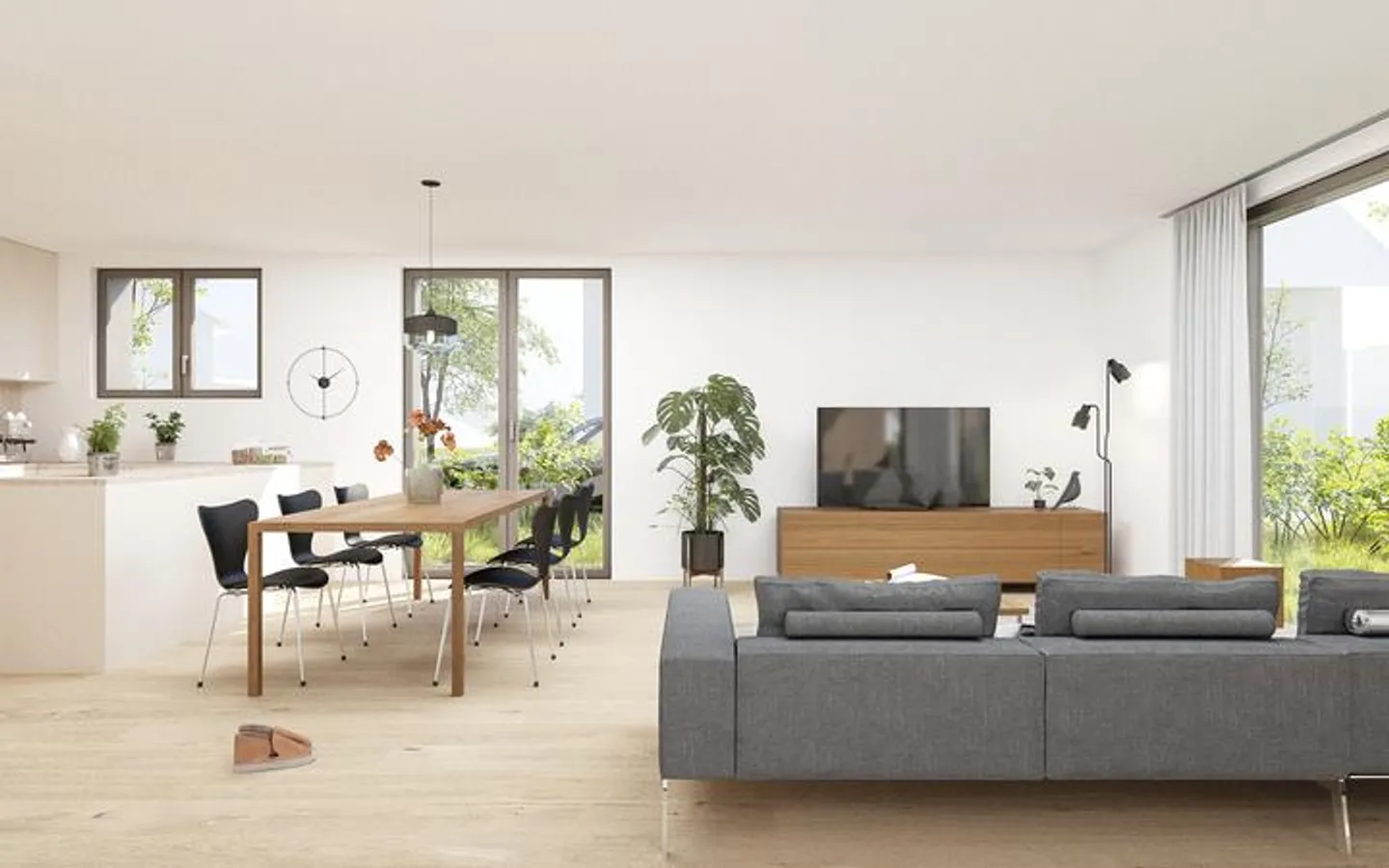 Moderner Doppelhaushalt mit nachhaltigem Design - Foto 4 von 8