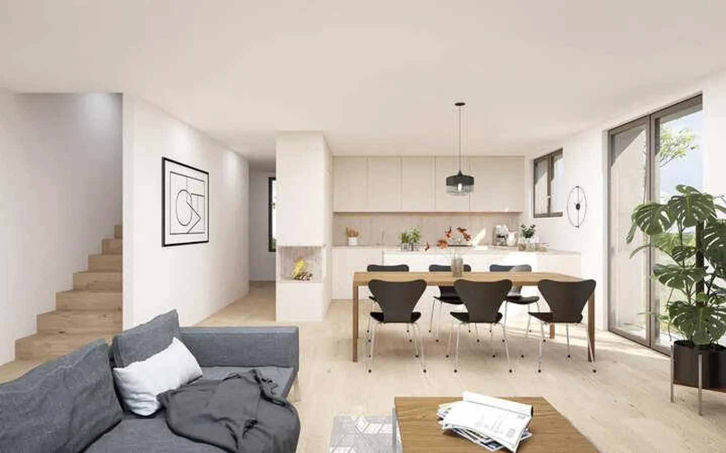Moderner Doppelhaushalt mit nachhaltigem Design - Foto 6 von 8