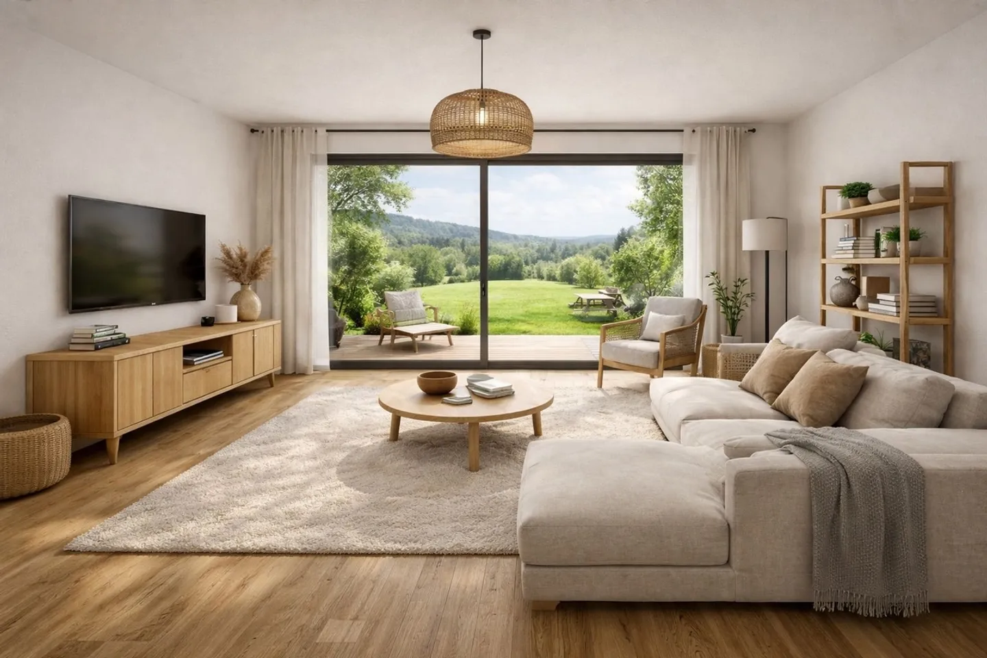 3,5-Zimmer-Wohnung von hohem Standard - gegenüber Natur und Wasserlauf - Corban - Foto 1 von 8