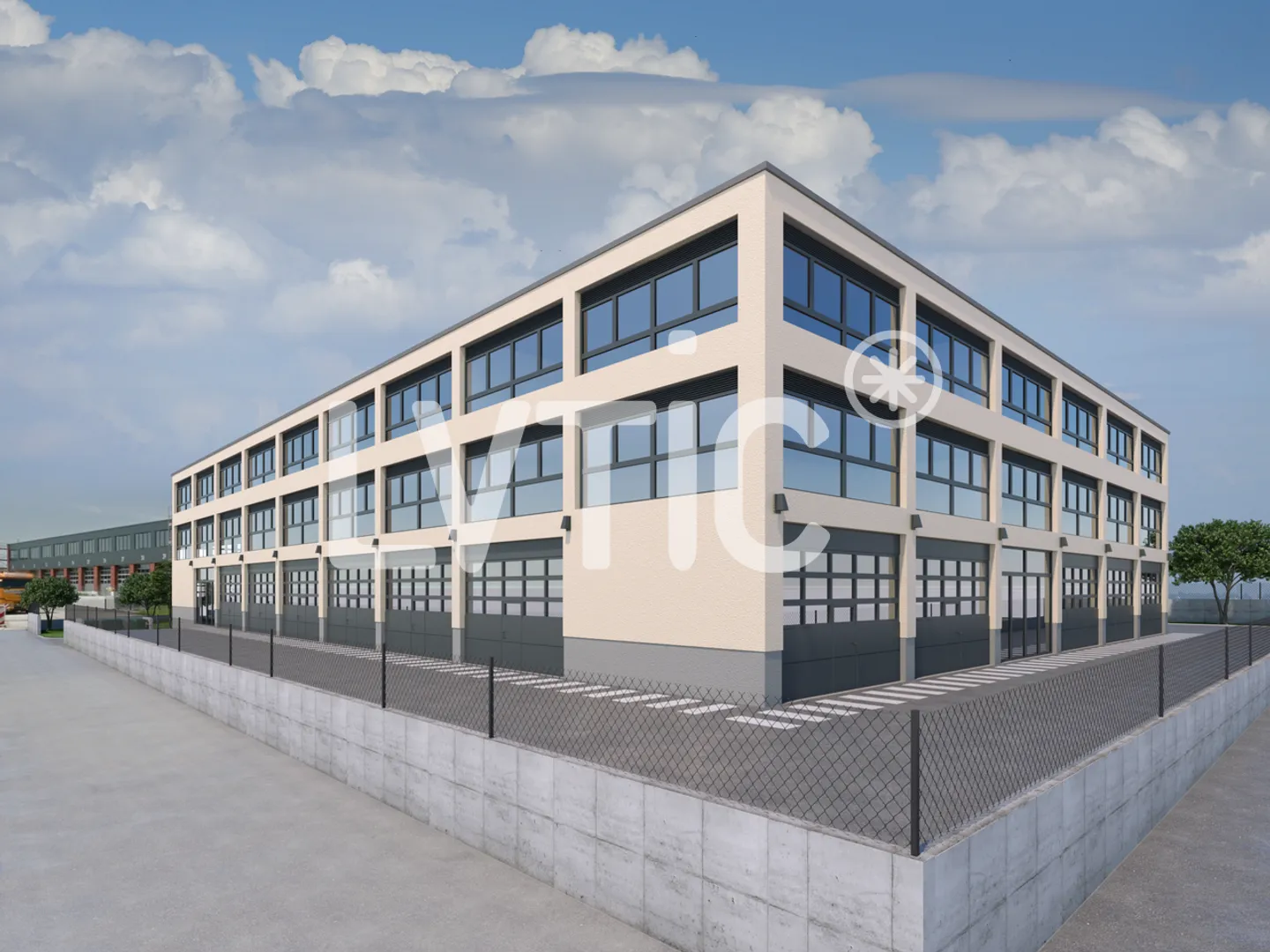 Laboratorio, deposito, uffici di 2.350 m2 divisibili in affitto a Yverdon - Foto 1 di 6
