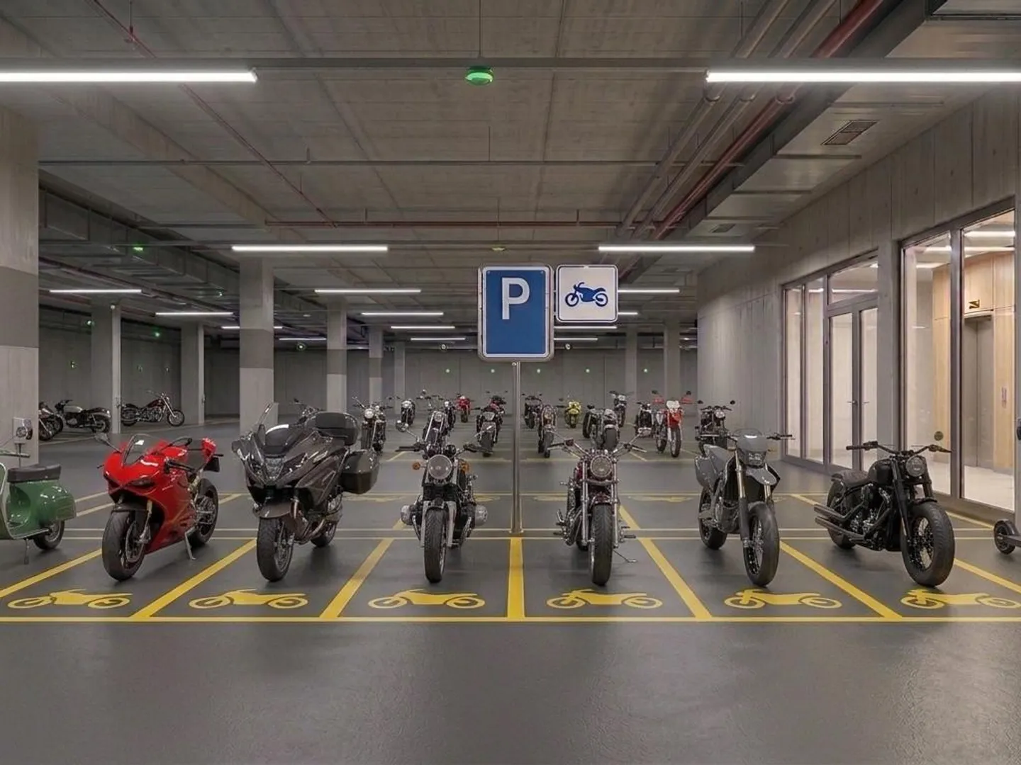 Posto moto a Muttenz asciutto e protetto - Foto 1 di 1