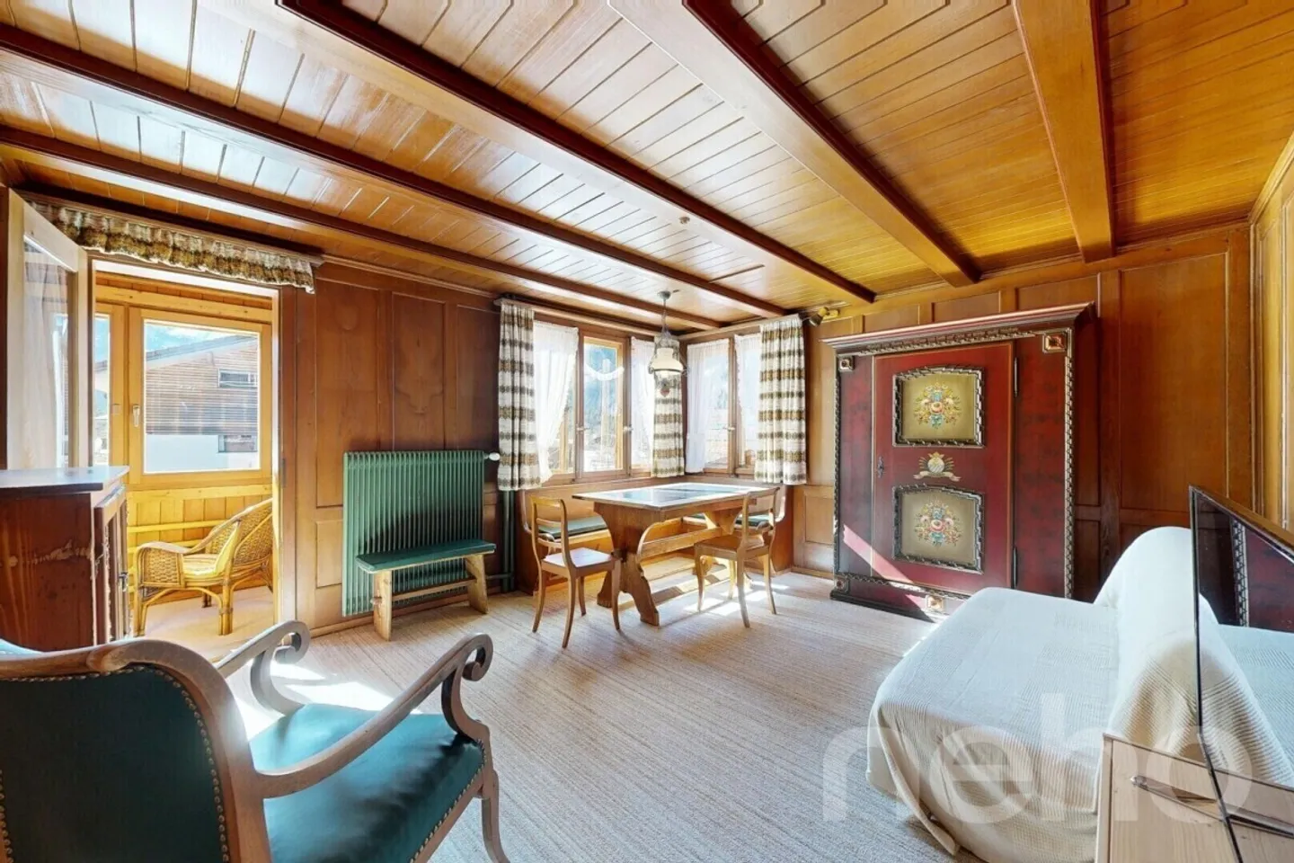 Appartamento soleggiato con vista sulle montagne a Kandersteg - Foto 2 di 12