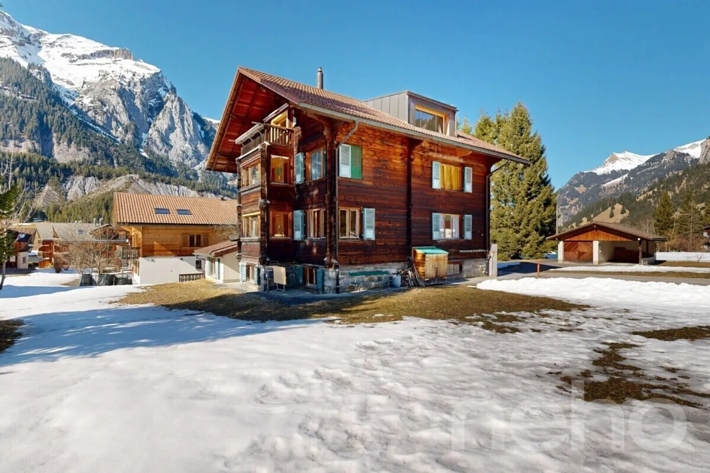 Appartamento soleggiato con vista sulle montagne a Kandersteg - Foto 1 di 12