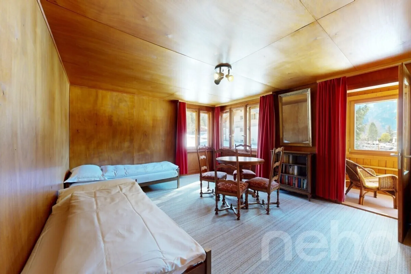 Appartamento soleggiato con vista sulle montagne a Kandersteg - Foto 4 di 12