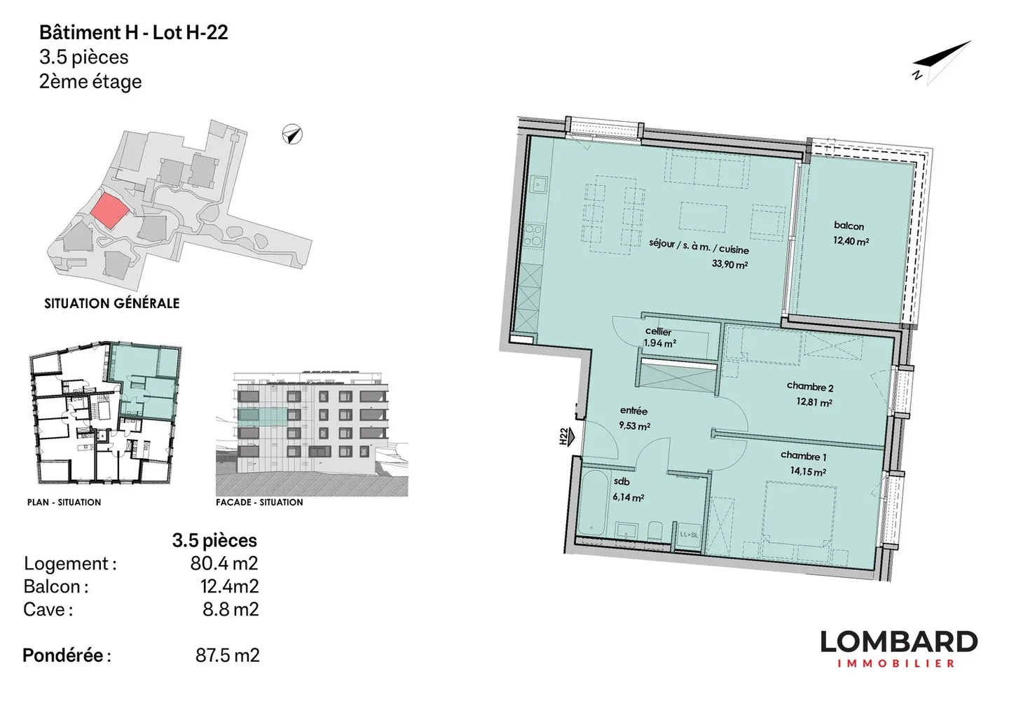 Apartment with 3.5 rooms on the 2nd floor - Photo 6 of 6