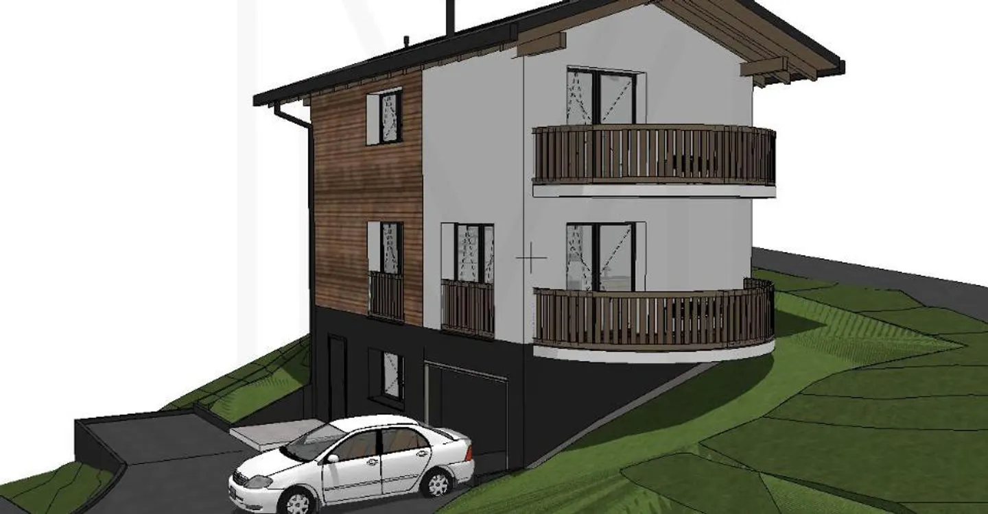 Land with building permit for an individual villa-chalet - Photo 5 of 7