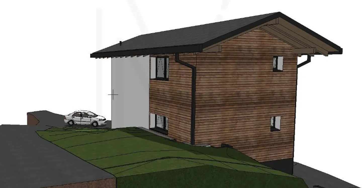Land with building permit for an individual villa-chalet - Photo 7 of 7