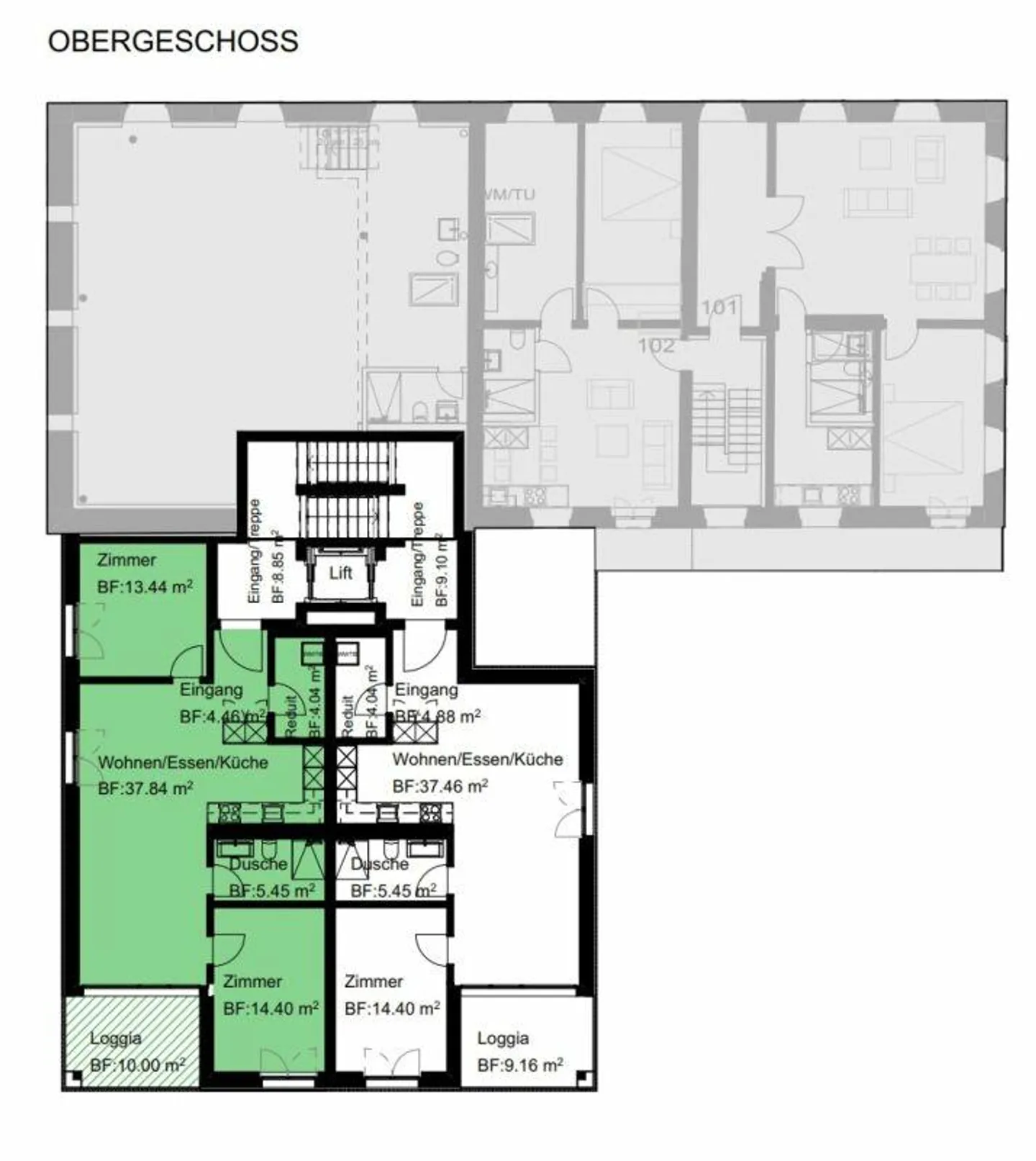 3.5-Room Apartment on the 1st Floor No. 201 - Photo 3 of 4