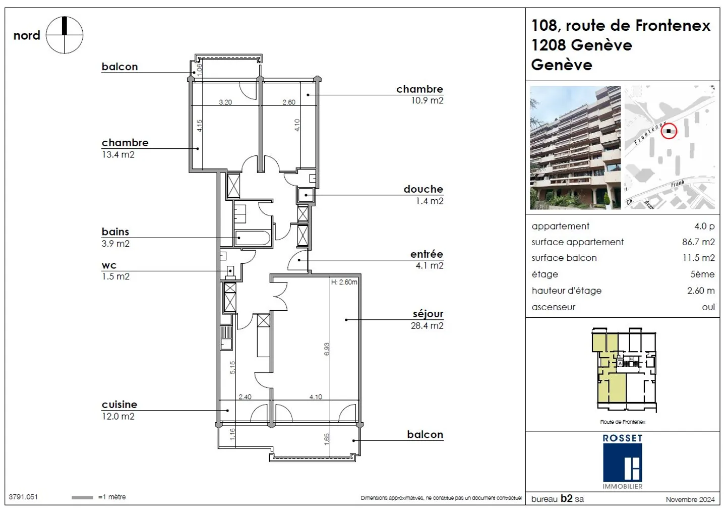 4-room apartment - Photo 3 of 3
