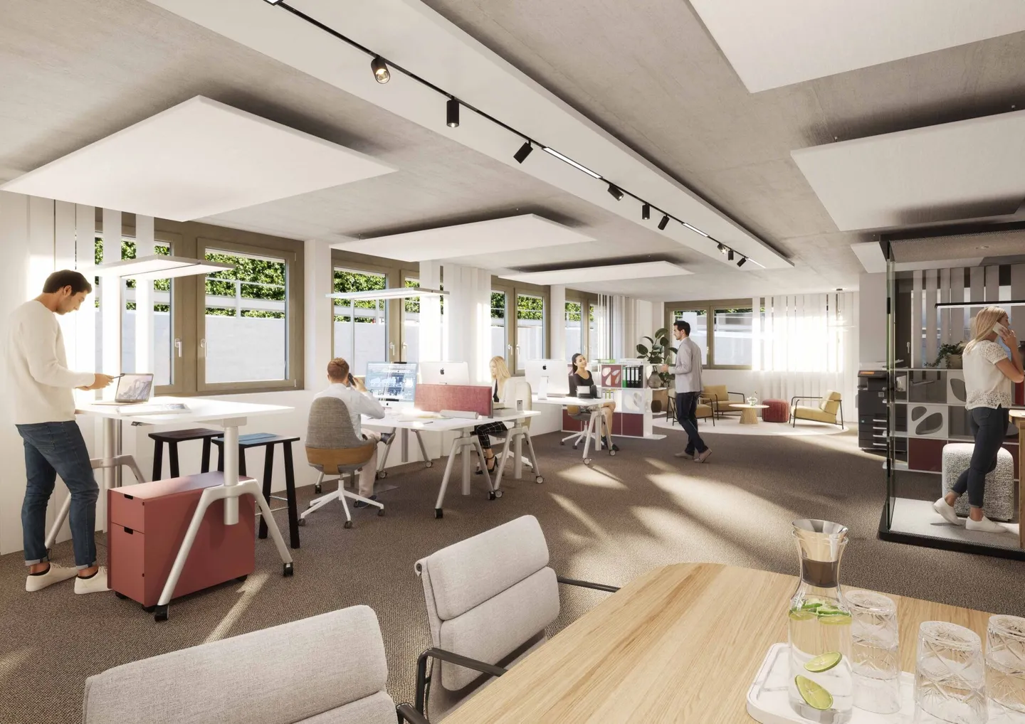 Modernes Büro nahe Seedamm-Center - Foto 1 von 7