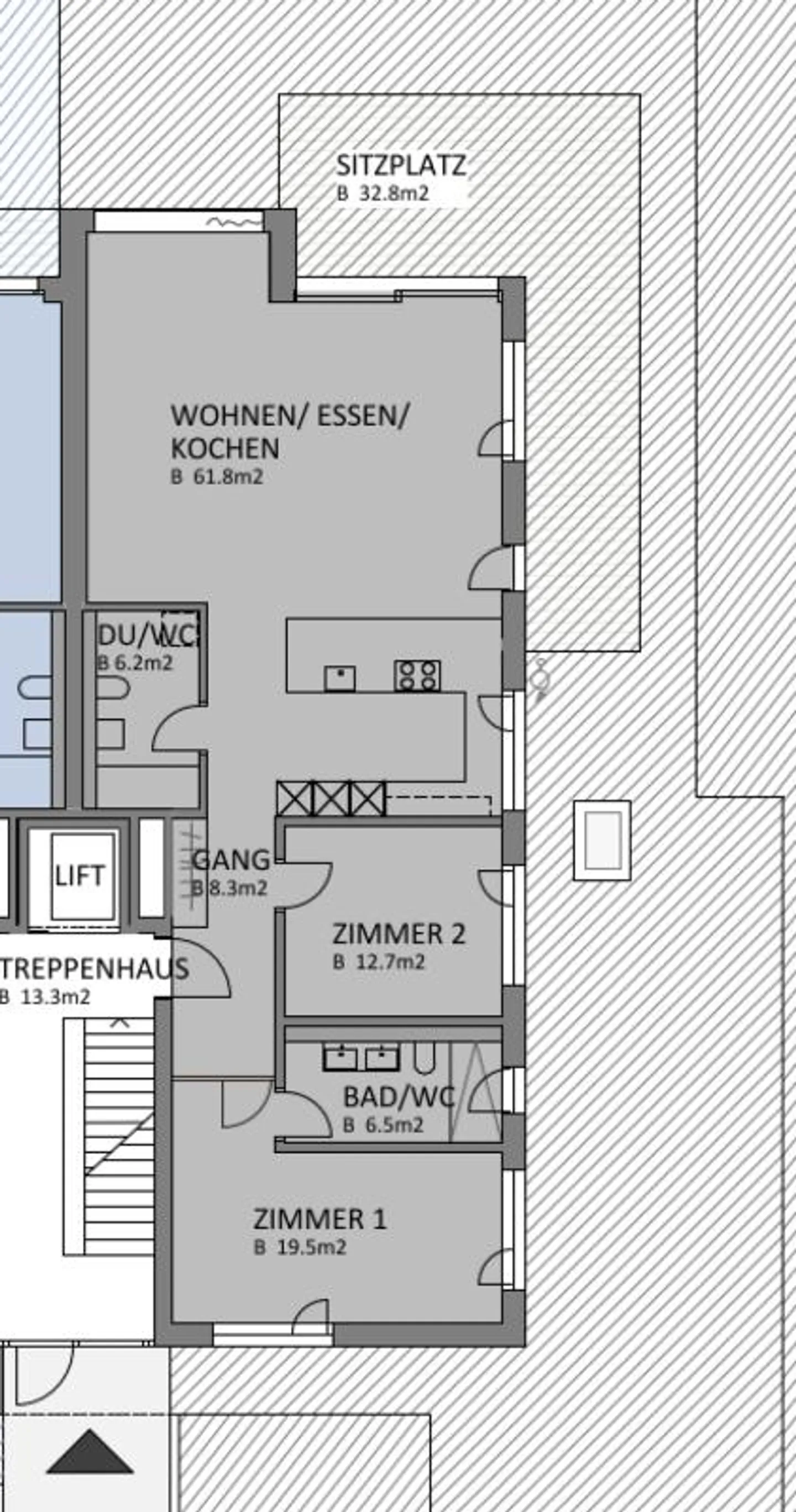 Spacious 3.5-room apartment with stunning location by the Rhine - Photo 7 of 7