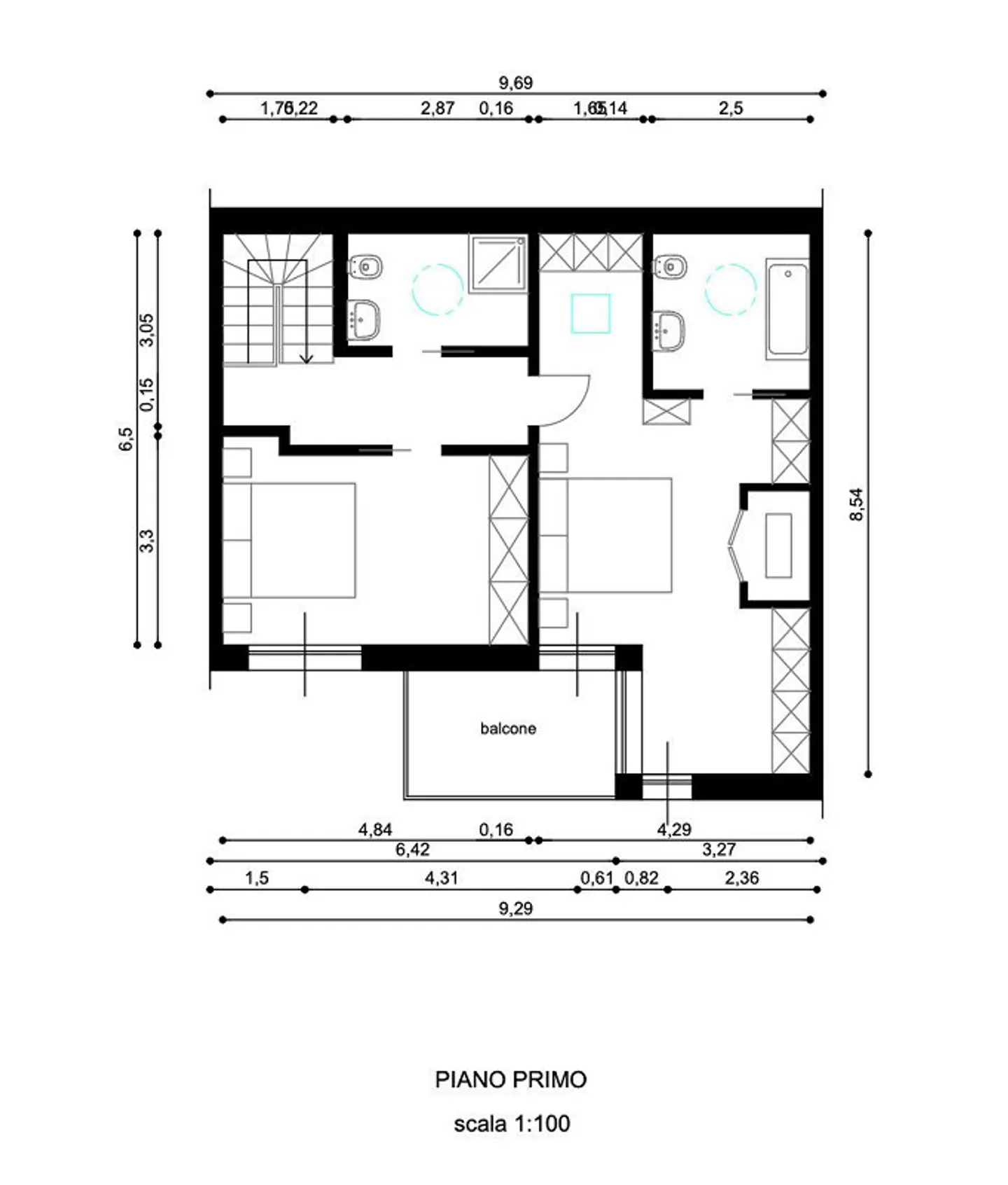 Maison de ville avec piscine commune et court de tennis à Gentilino - Photo 19 sur 20