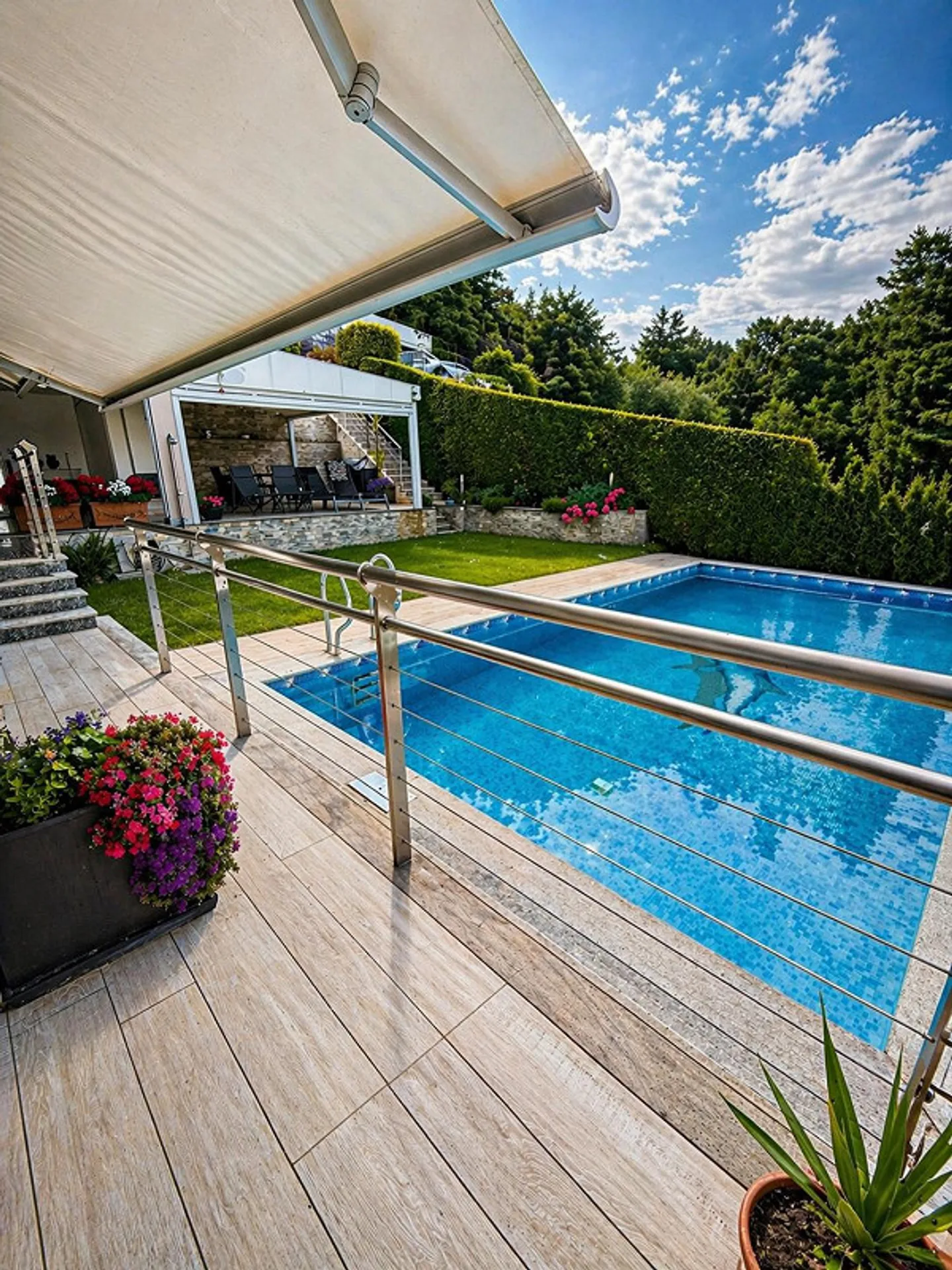 Exklusive Villa mit Pool nur wenige Minuten von der Stadt entfernt - Foto 1 von 14