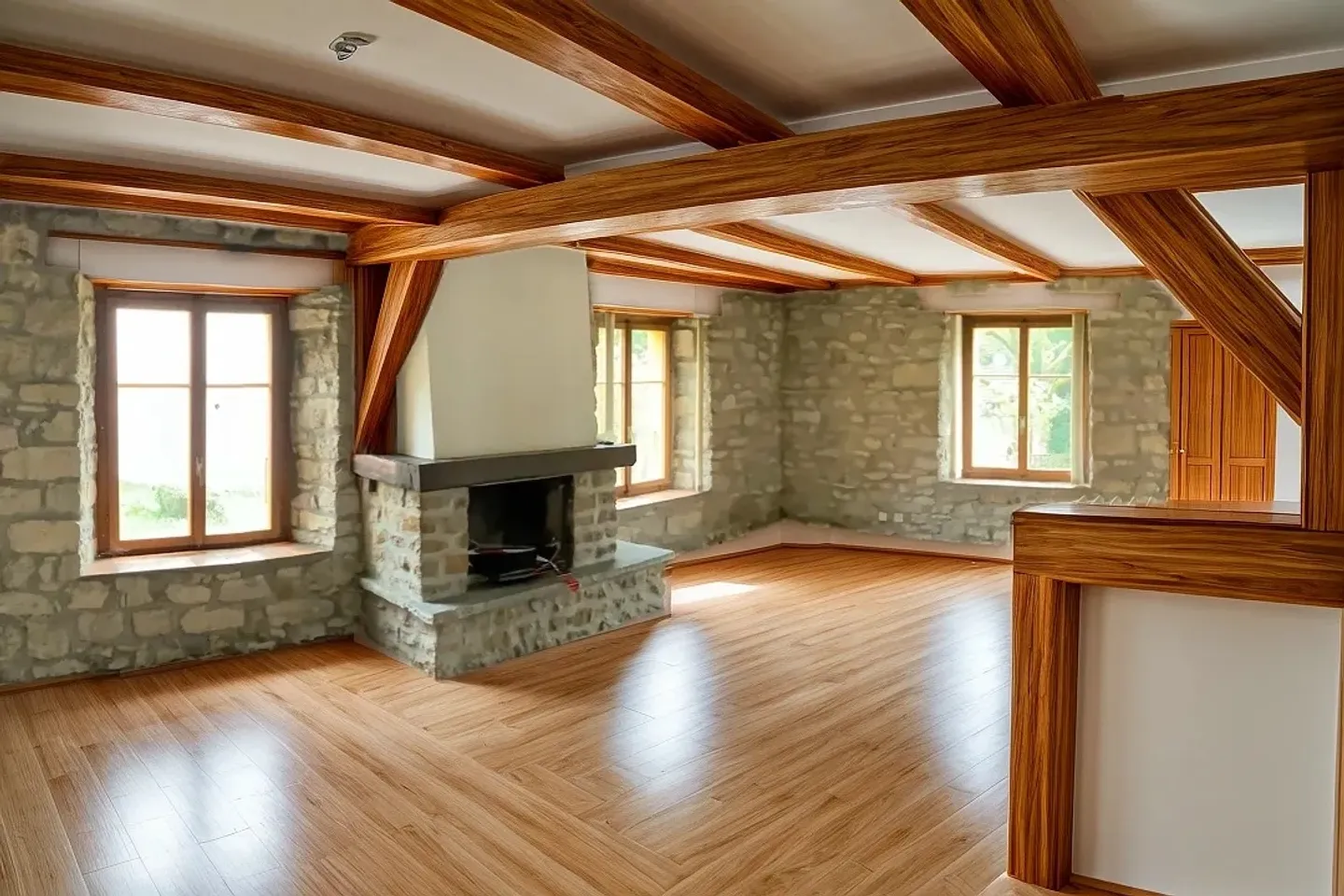 Bâtiment de caractère à rénover - possibilité de créer 2 appartements - Photo 2 sur 7