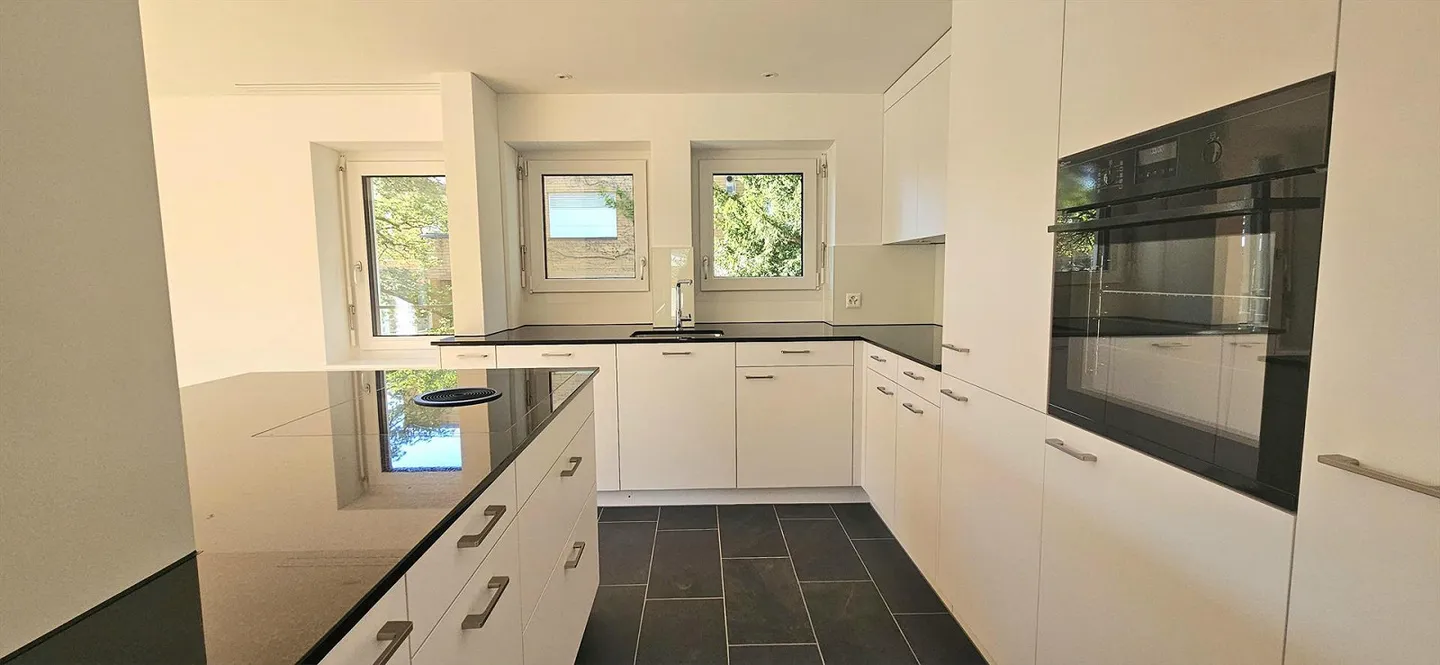 Vista sul lago del giardino - Appartamento 3.5 locali in posizione privilegiata a Zurigo - Foto 4 di 13