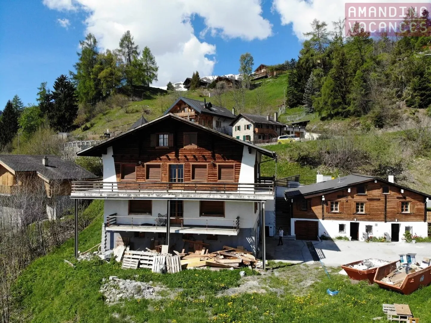 Edificio da ristrutturare nei Hauts des Mayens de Chamoson - Foto 2 di 10