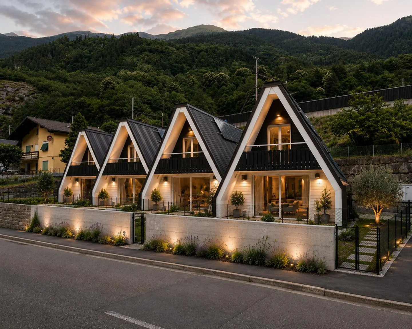 CARACTÉRISTIQUE D'UNE MAISON MITOYENNE DE 3,5 PIÈCES MINERGIE À FAIDO - Photo 3 sur 13