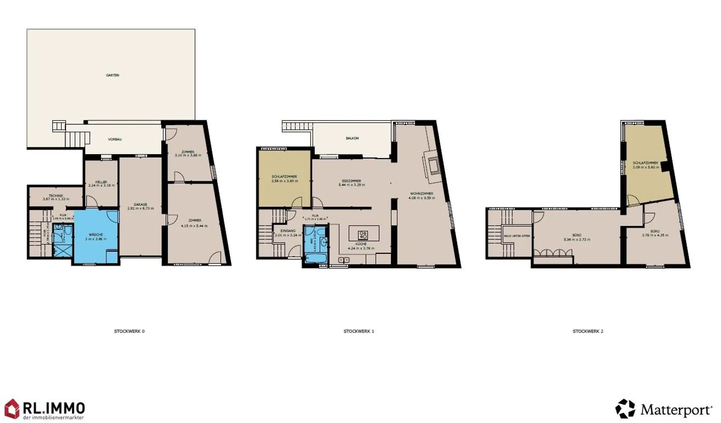 Casa bifamiliare di 6,5 stanze con giardino privato e studio - Foto 7 di 8