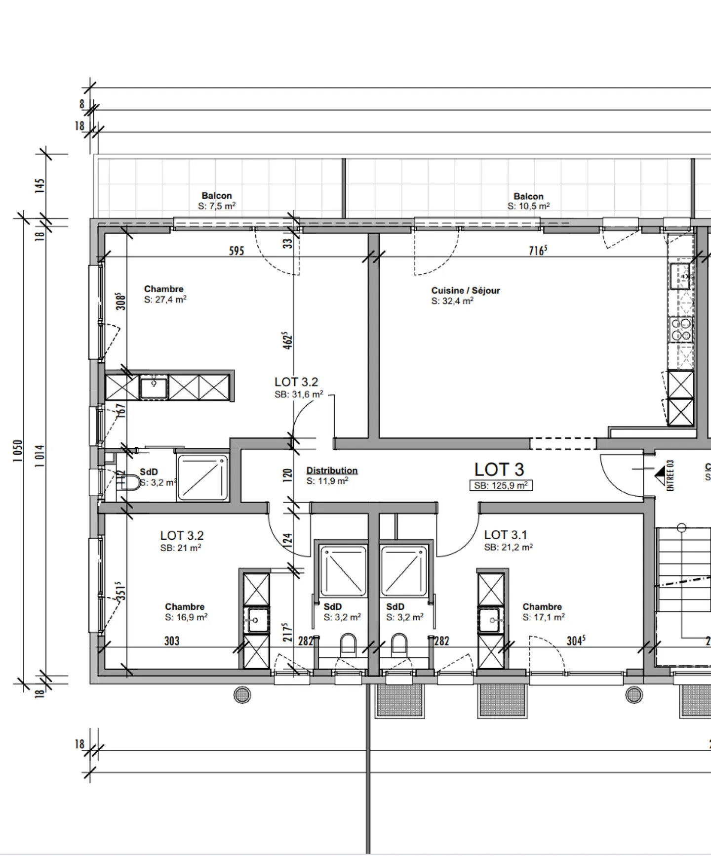 Magnificent individual rooms with private shower room and dressing room - Photo 4 of 5