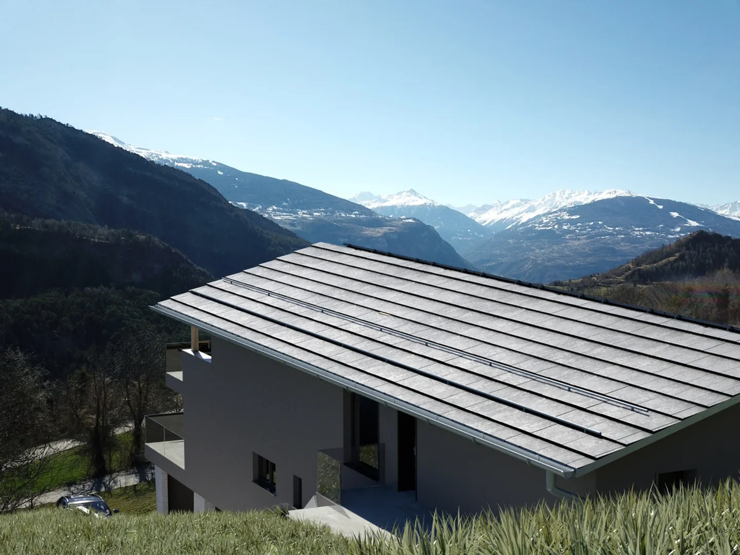 AYENT, magnificent PENTHOUSE - View, Peace, 140 m2 Terrace - Photo 9 of 12