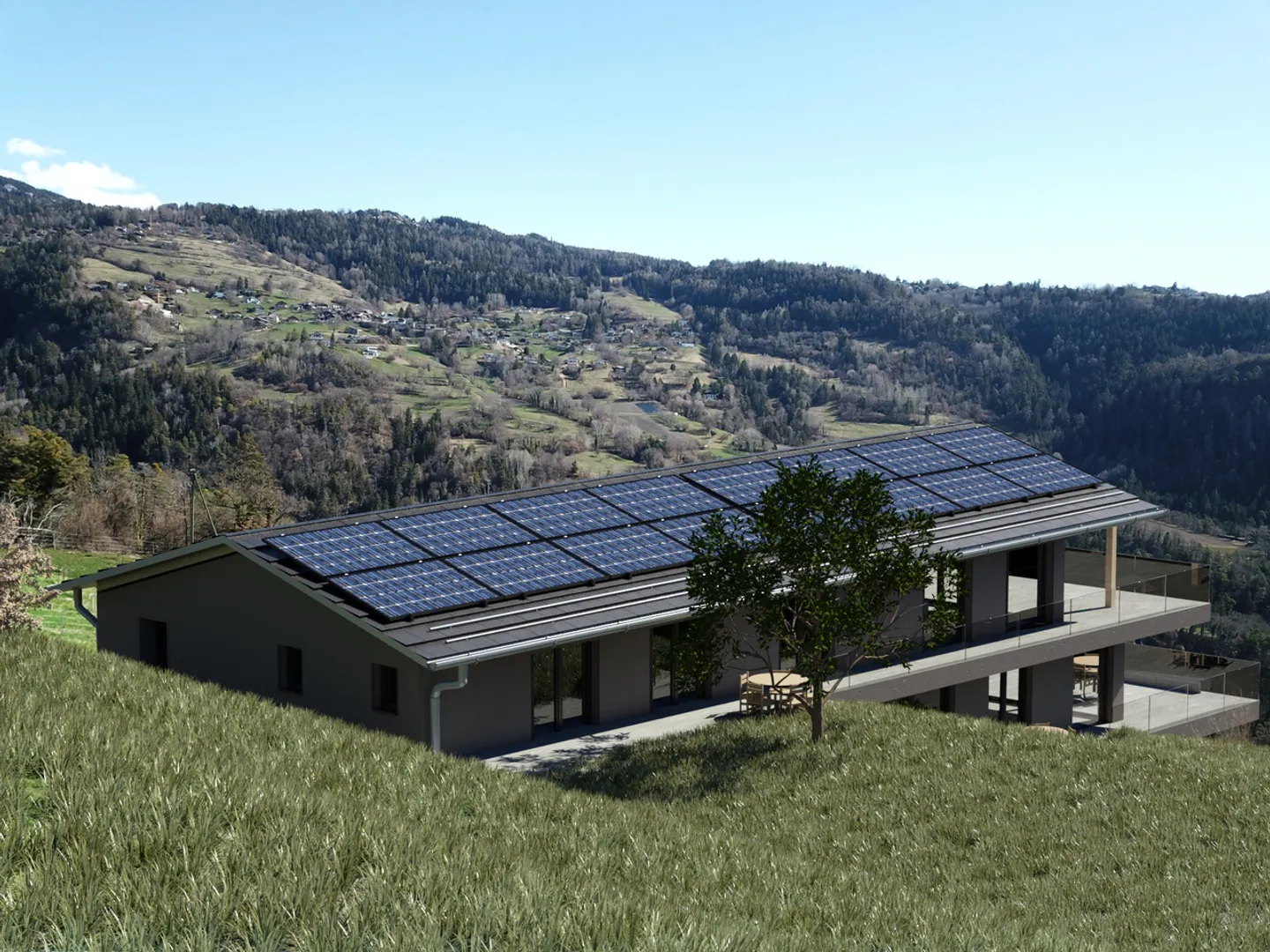 AYENT, magnificent PENTHOUSE - View, Peace, 140 m2 Terrace - Photo 11 of 12