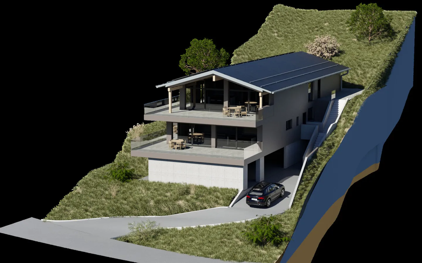 AYENT, magnificent PENTHOUSE - View, Peace, 140 m2 Terrace - Photo 12 of 12