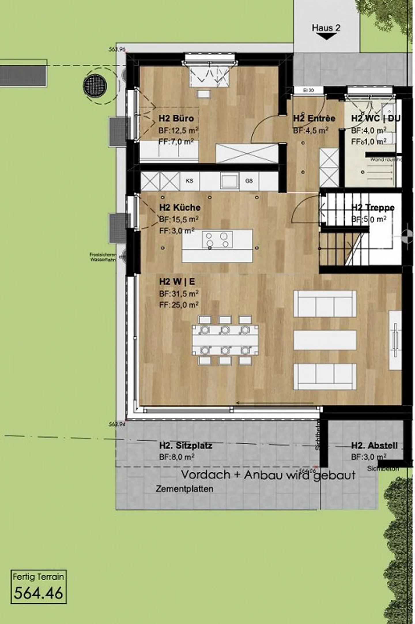 Casa bifamiliare di 6,5 stanze - Foto 7 di 16