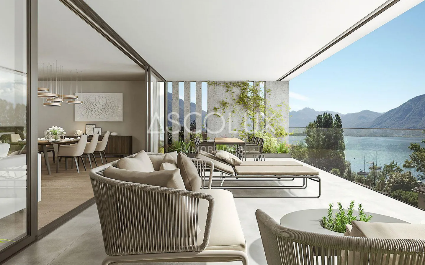 Elegance, Design and Luxury: Spacious 4.5-Room Apartment with Terrace and Stunning Lake View - Photo 1 of 19