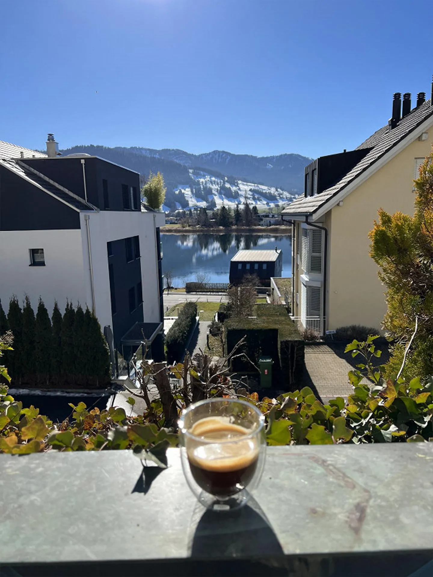 Möblierte 2,5-Zimmer-Wohnung mit Seeblick in Unterägeri - Foto 2 von 17