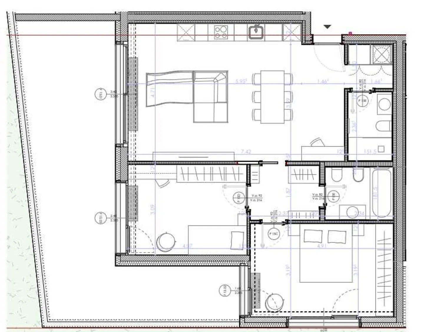 Appartement moderne de 3,5 pièces dans la Residenza Solaia - Photo 12 sur 13