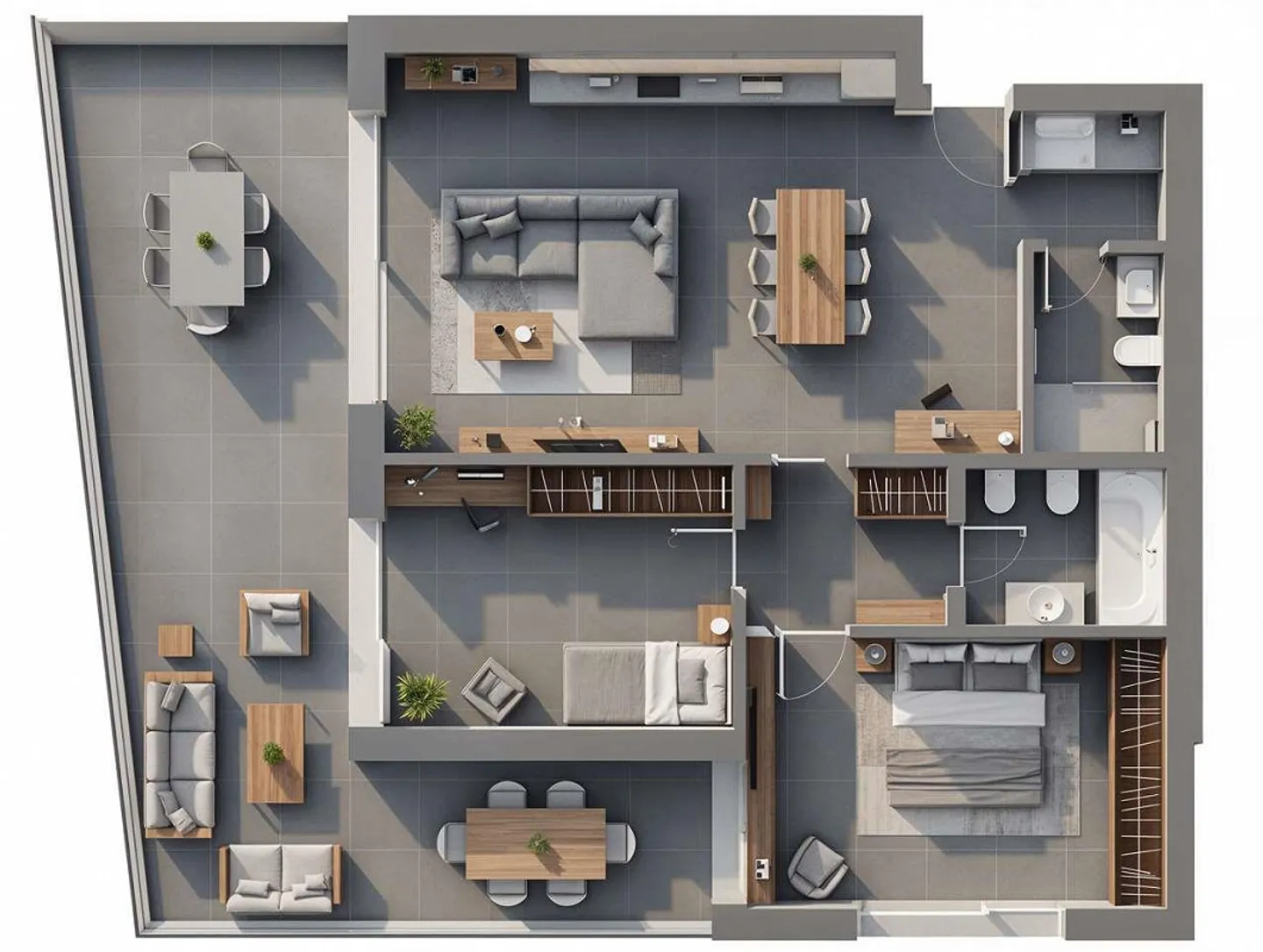 Appartement moderne de 3,5 pièces dans la Residenza Solaia - Photo 13 sur 13