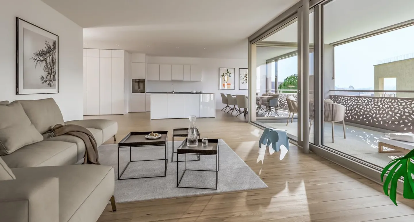 Appartement neuf lumineux et calme dans un bel emplacement N-O (C-2.2) - Photo 1 sur 6