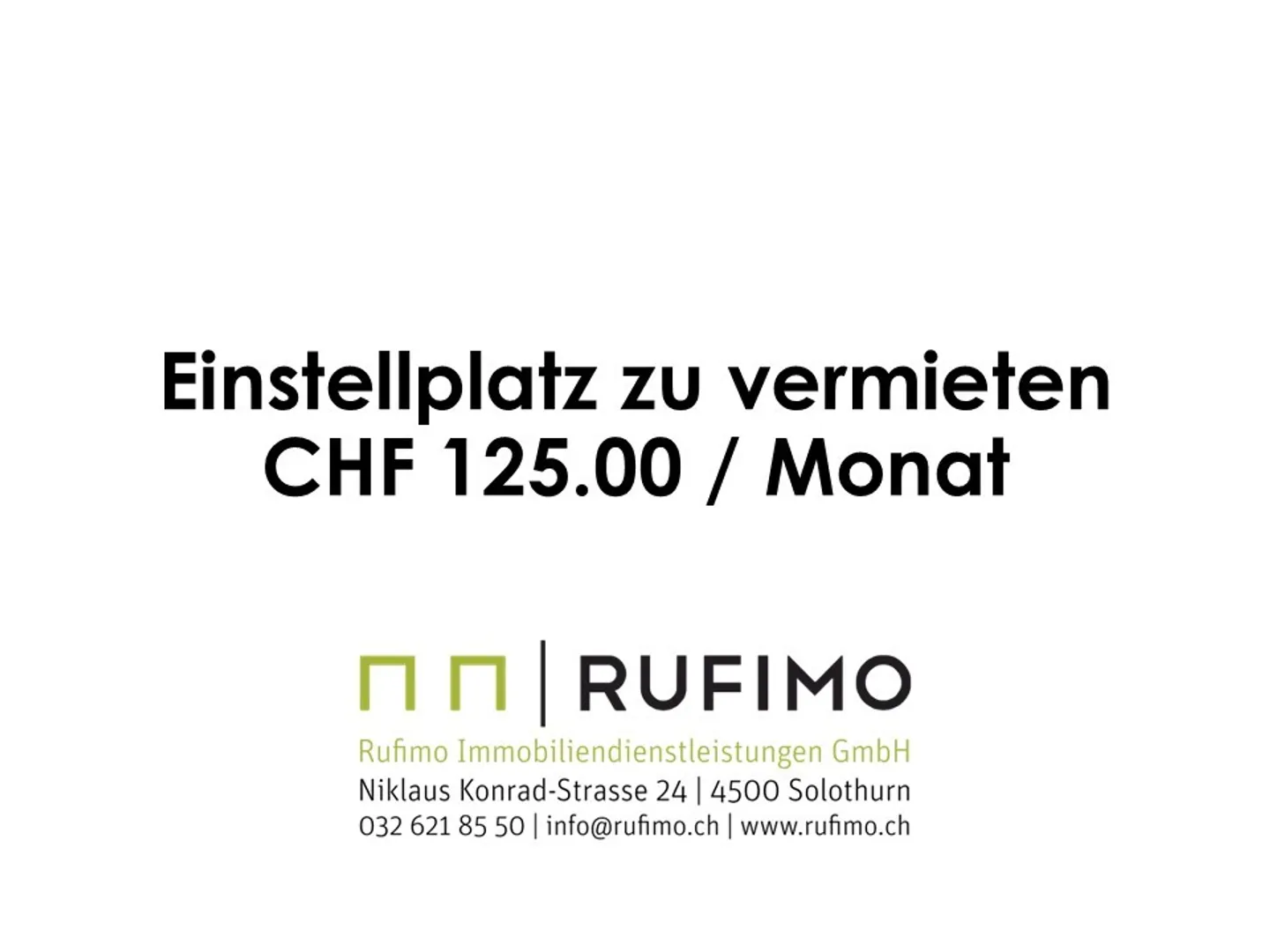 Einstellplatz zu vermieten - Foto 1 von 1