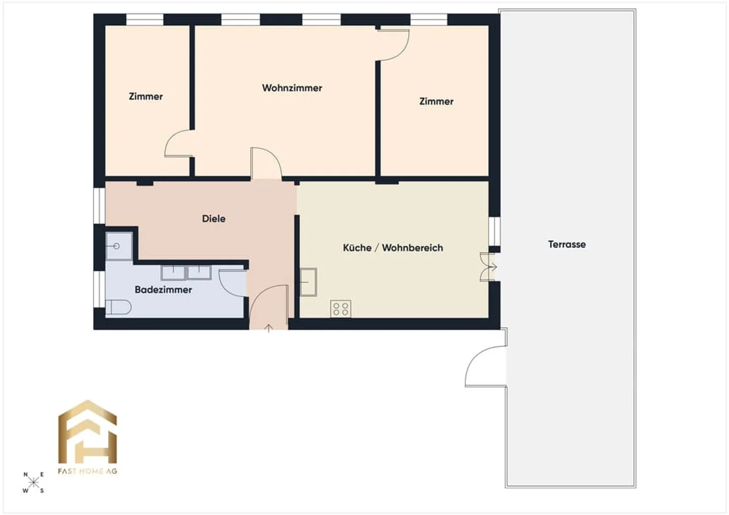 Appartamento 3.5 stanze appena ristrutturato a Oberwald con accesso diretto alle piste - Foto 12 di 13