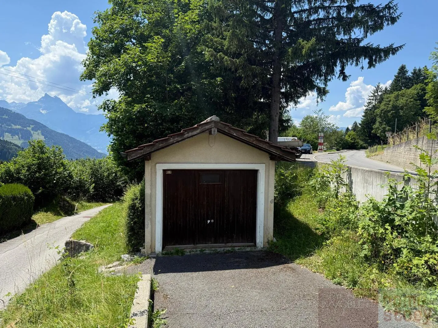 Garage individuale di 22 m² con terreno, vista sulle Alpi - Gryon - Foto 3 di 5