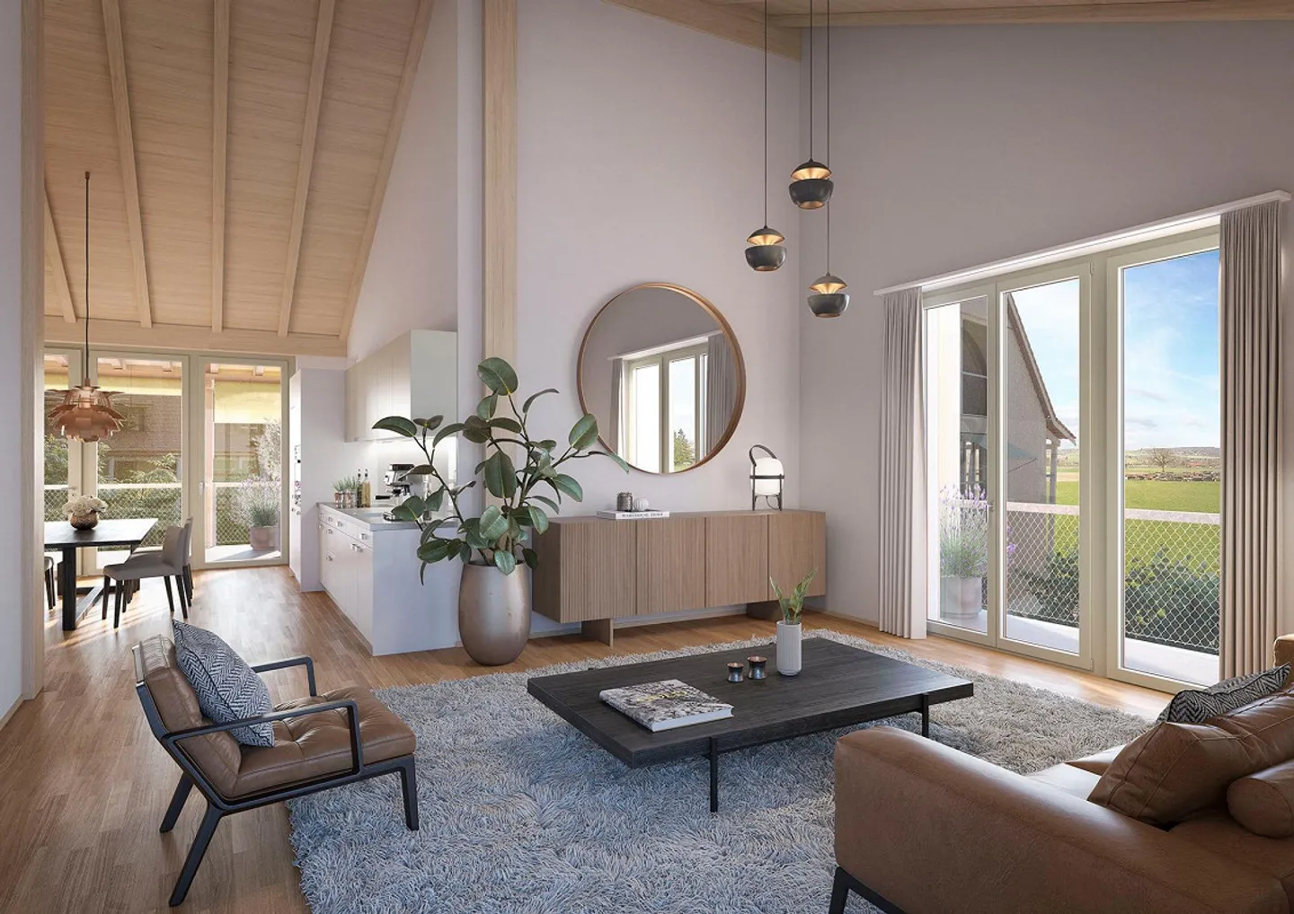 Modern 3.5-room apartment with washing tower and lift access - Photo 2 of 13