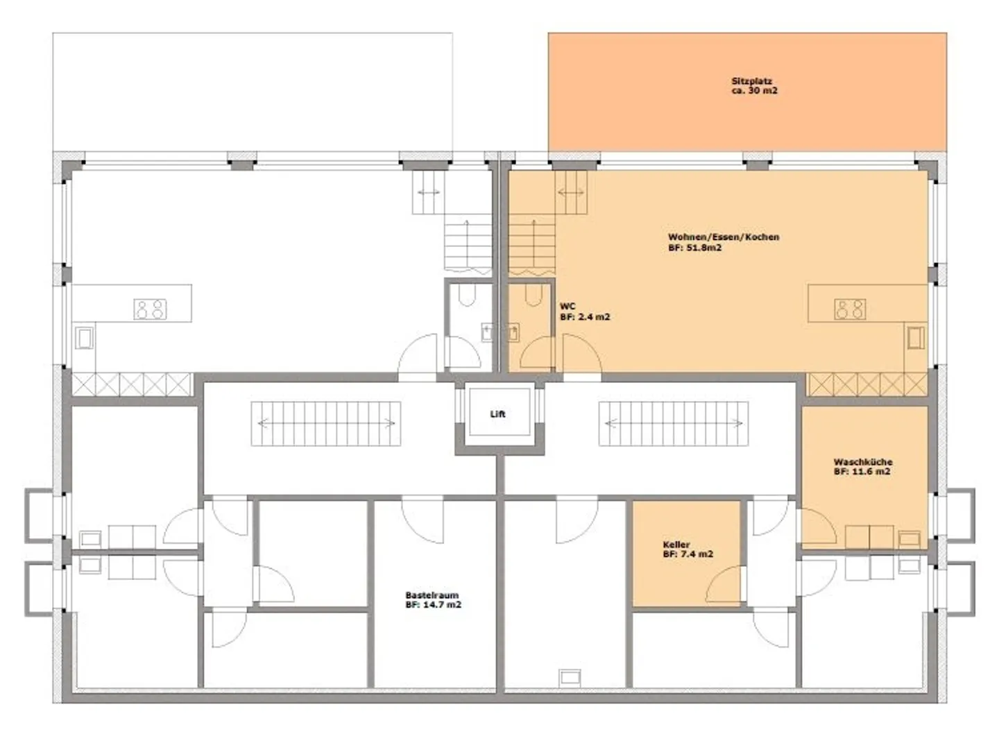 Aussergewöhnliche Maisonette-Wohnung - Foto 14 von 15