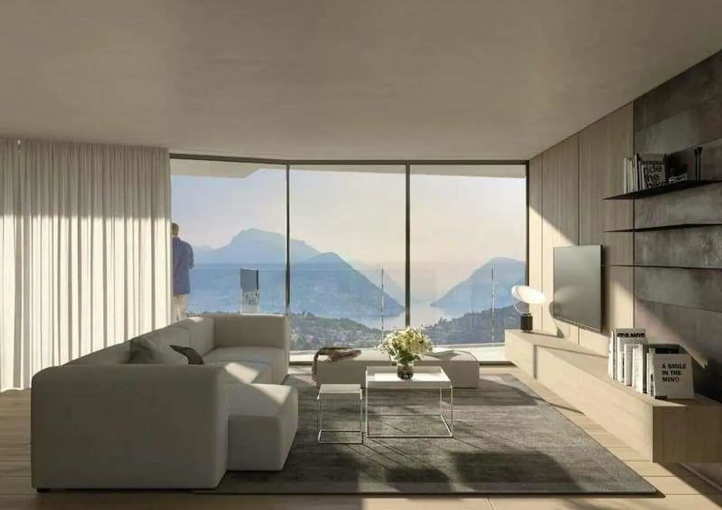 DAL VERMITTLER - Residenza Rhose - Attico 5.5 stanze Canobbio - Foto 3 di 5