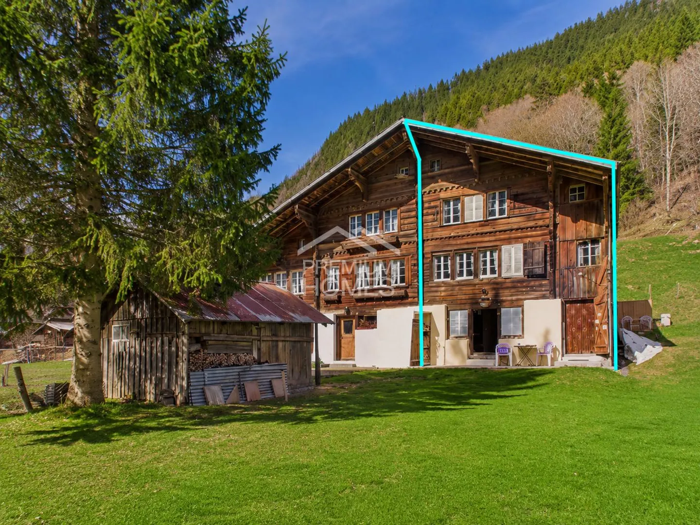 Charmantes Berghaus in der Natur - Foto 1 von 8