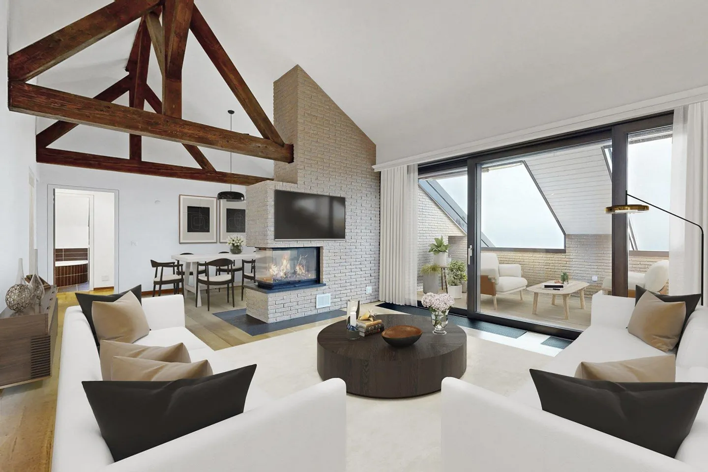 Appartement Charmant avec Vue sur le Lac - Photo 1 sur 13