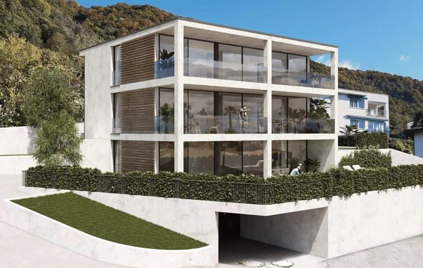 Bel appartement avec jardin à Bissone - Photo 7 sur 7