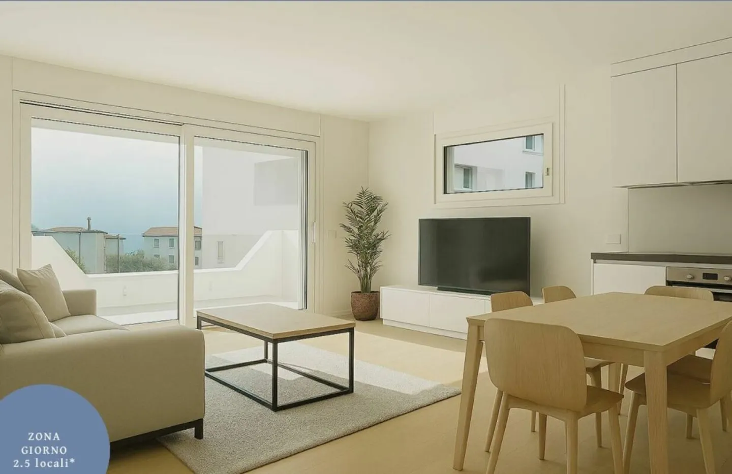 Vente à Minusio - Nouvel appartement de 2,5 pièces au deuxième étage - Photo 2 sur 6