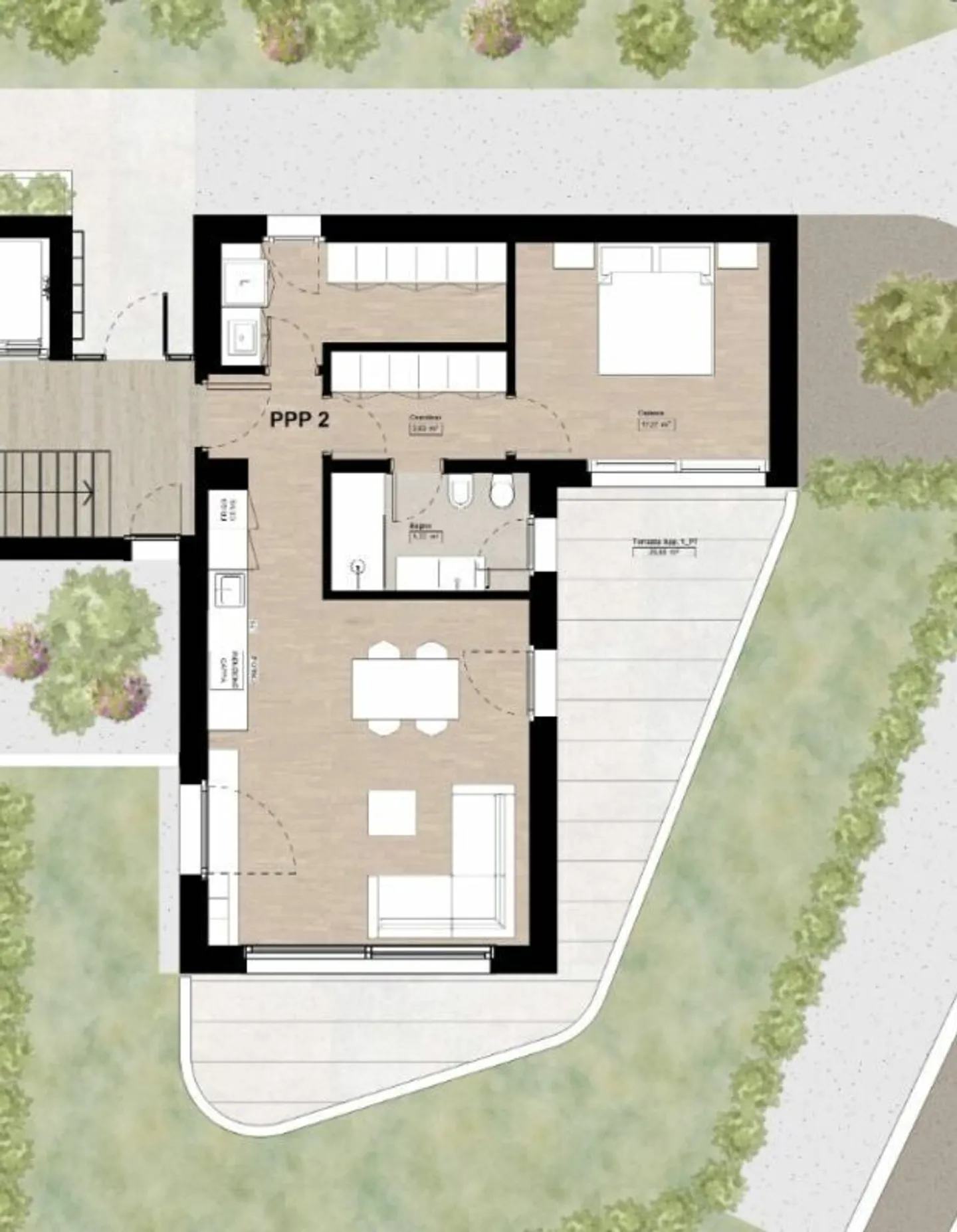 Vente à Minusio - Nouvel appartement de 2,5 pièces au deuxième étage - Photo 6 sur 6