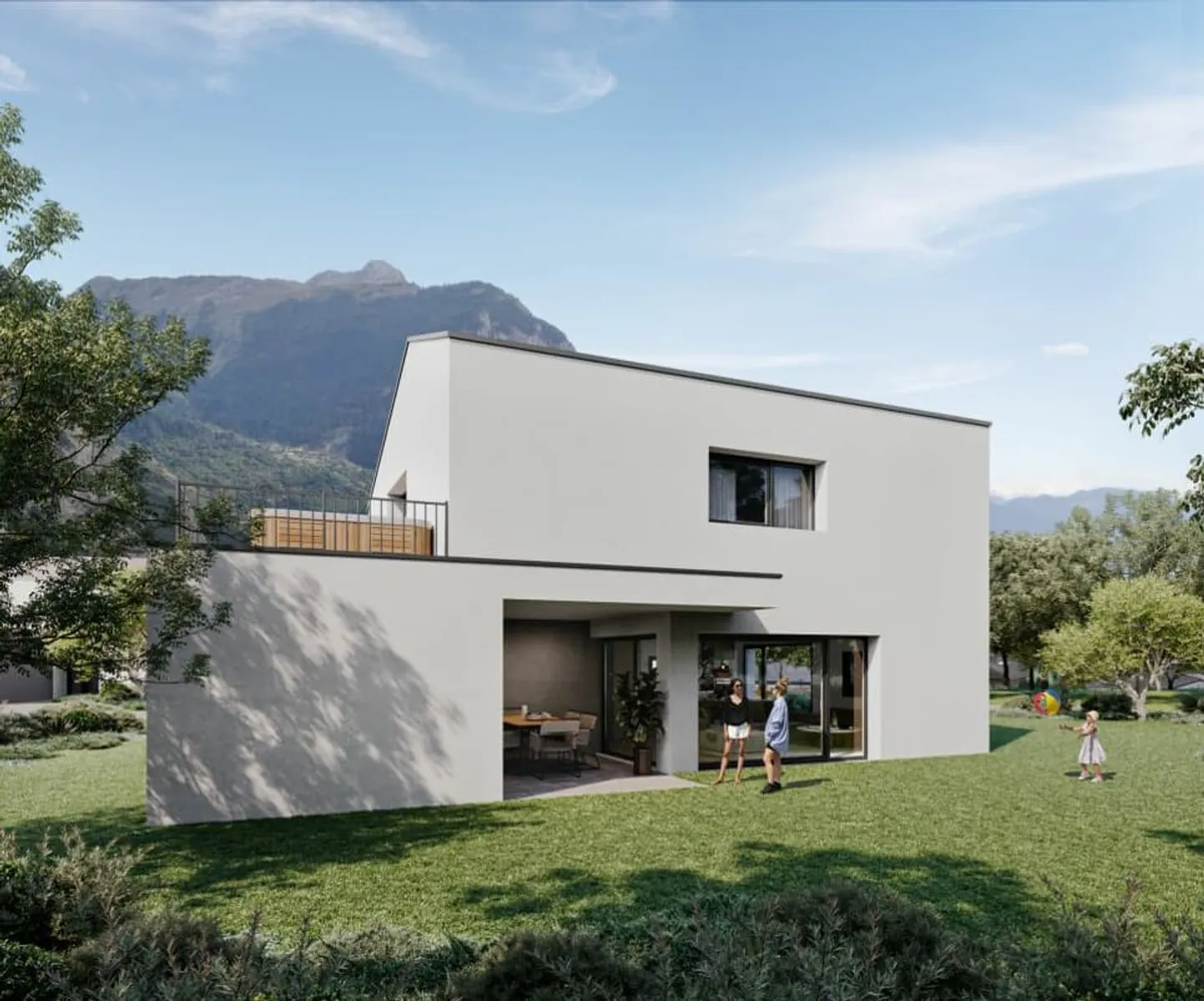 Superbe villa de 5.5 pièces à St. Pierre-de-Clages - Foto 1 von 5