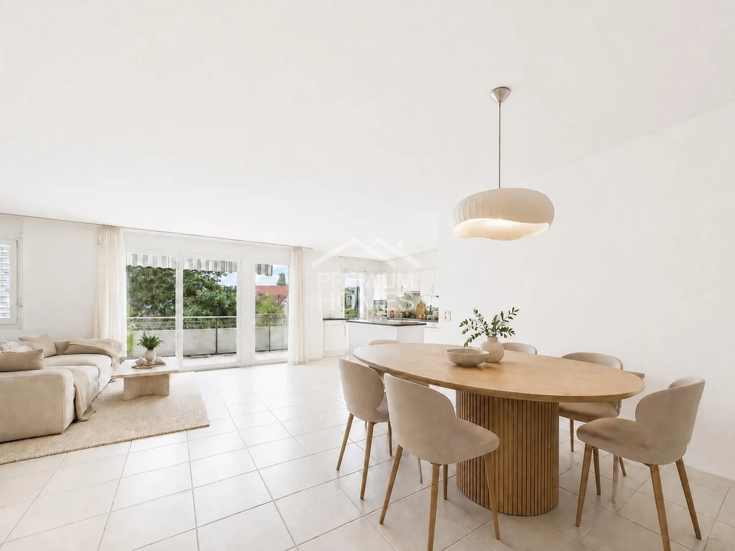 Stilvolles Apartment mit Grünblick - Foto 4 von 9