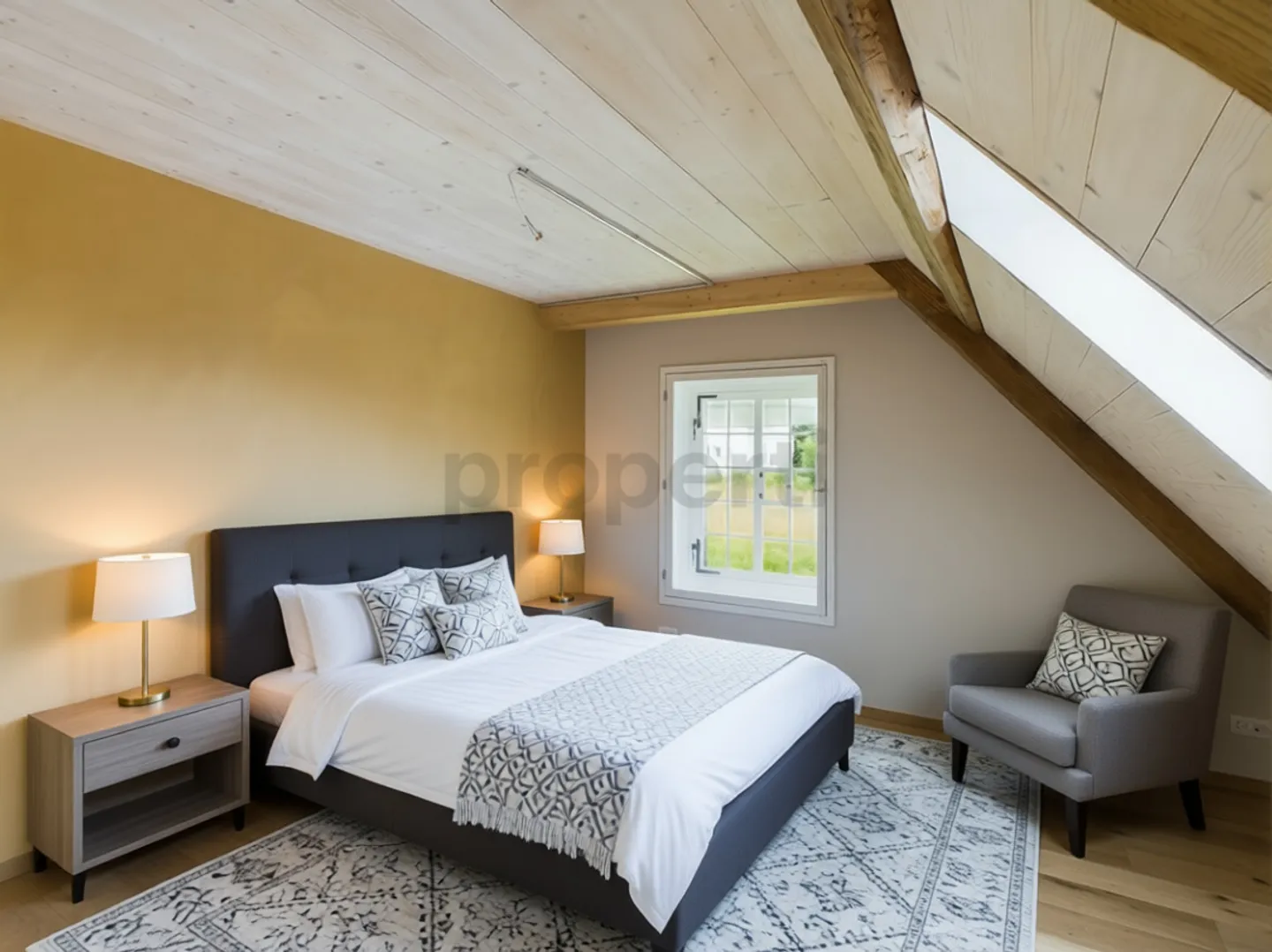 Charmante 3.5-Zimmer Dachwohnung an zentraler Lage in Bätterkinden - Foto 5 von 13